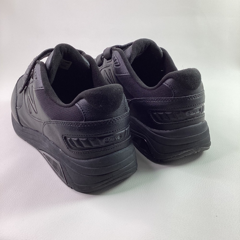 New Balance 928v3 Mens 10 4E Black Leather Walking Shoe MW928HB3 Hook Loop Strap - Picture 5 of 9
